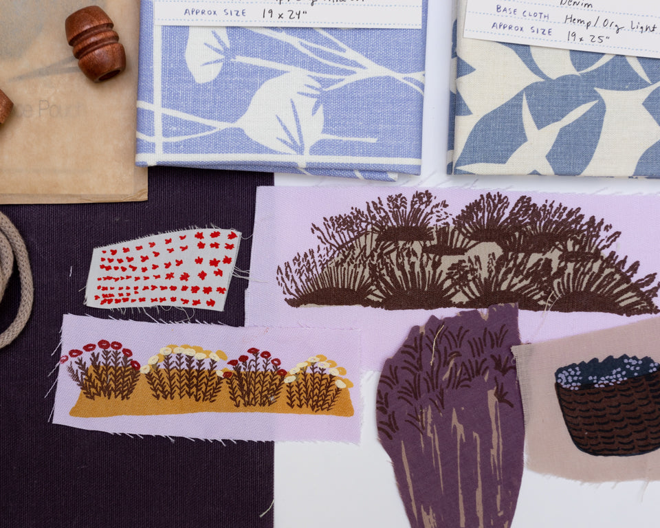 Purple and Greys - The Karen Stevens Pouch Kit